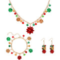 Shangjie OEM joyas Christmas 2021 New Arrival Fashion Jewelry Set Gold Plated Bead Jewelry Set Christmas Jewelry Set for Women